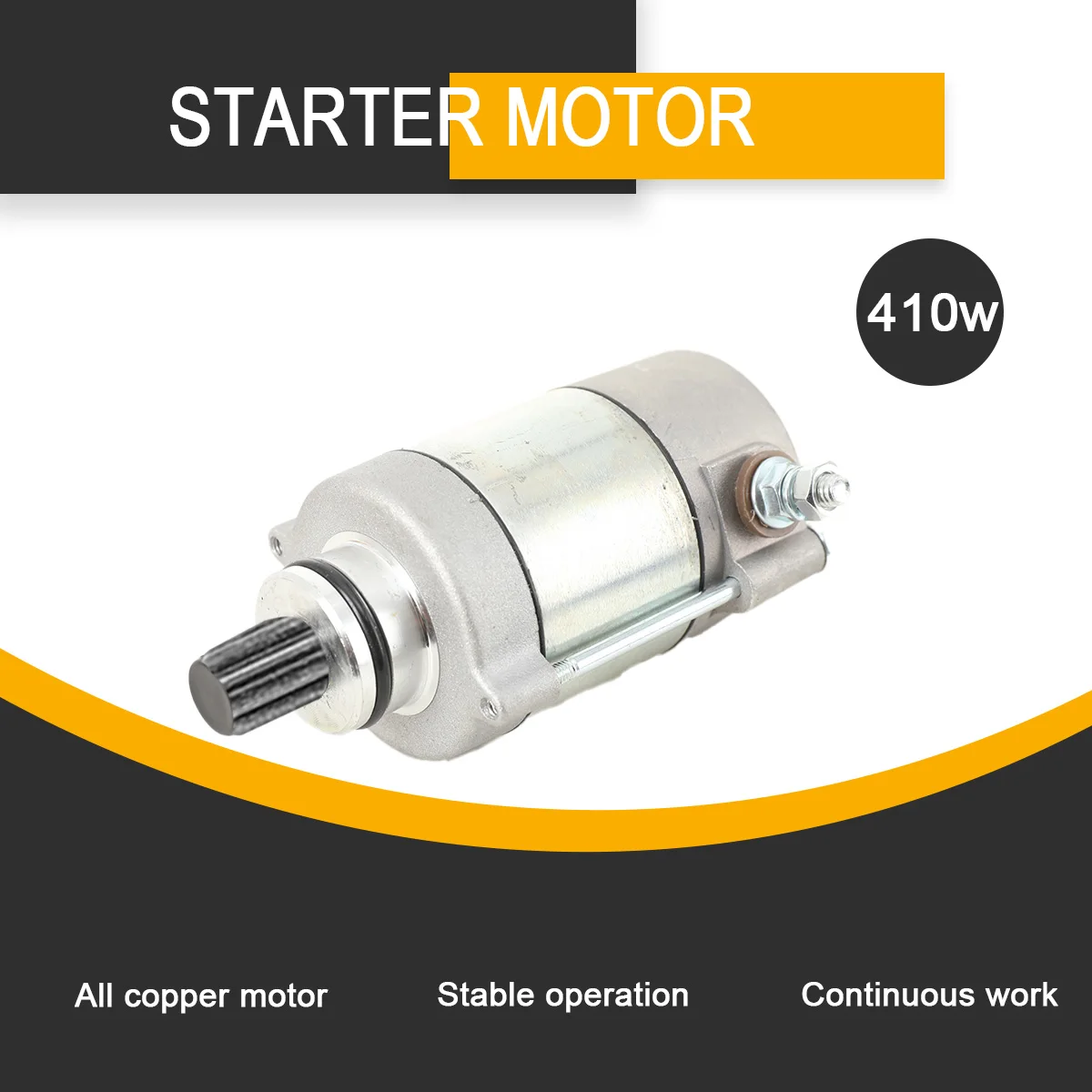 Motorino di avviamento 410W e set Bendix per KTM 200 250 300 EXC EXC-E 2007-2010 R 2014-2015 OEM: 55140001100 55140001000 - immagine 2